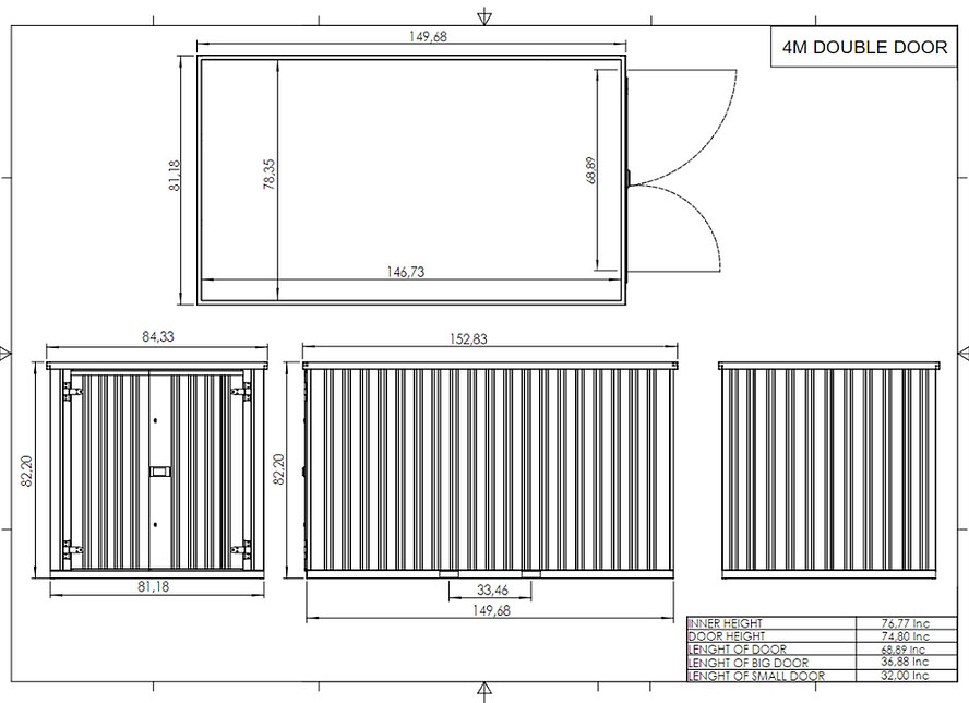 Flat pack container systems available in Chicago